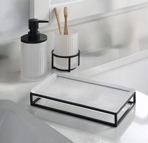 Soap dispenser vanity - tray, &