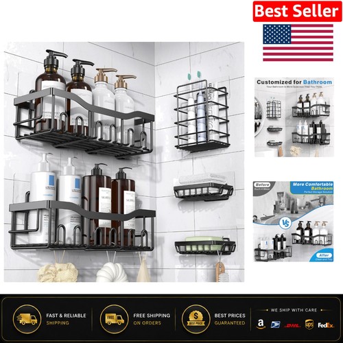 Elegant shower caddy pack - caddy, 5-pack