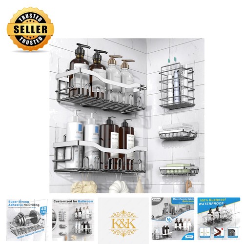 Large capacity shower shelf - capacity,