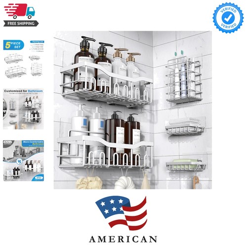 Shower caddy pack adhesive - shower,