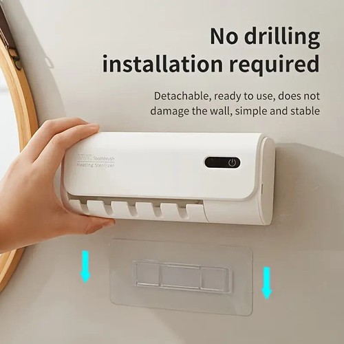 Toothbrush sterilizer wall - sterilizer,