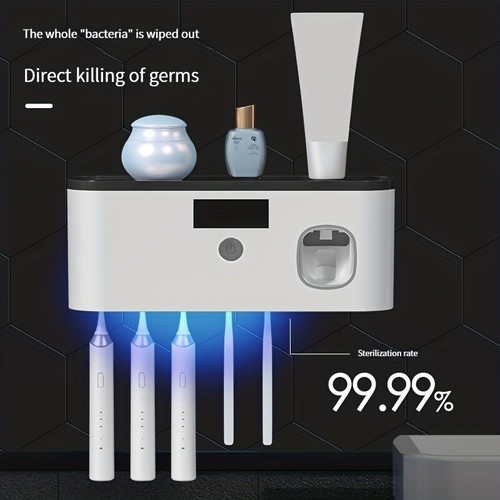 Grey automatic toothbrush - grey,