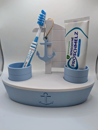 Nautical boat toothbrush - nautical,