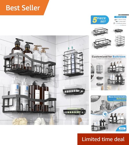 Large capacity adhesive shower - capacity,