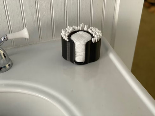 Makeup pad and - and, holder