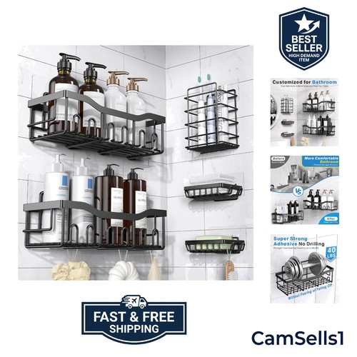 Stainless steel shower caddy - steel,